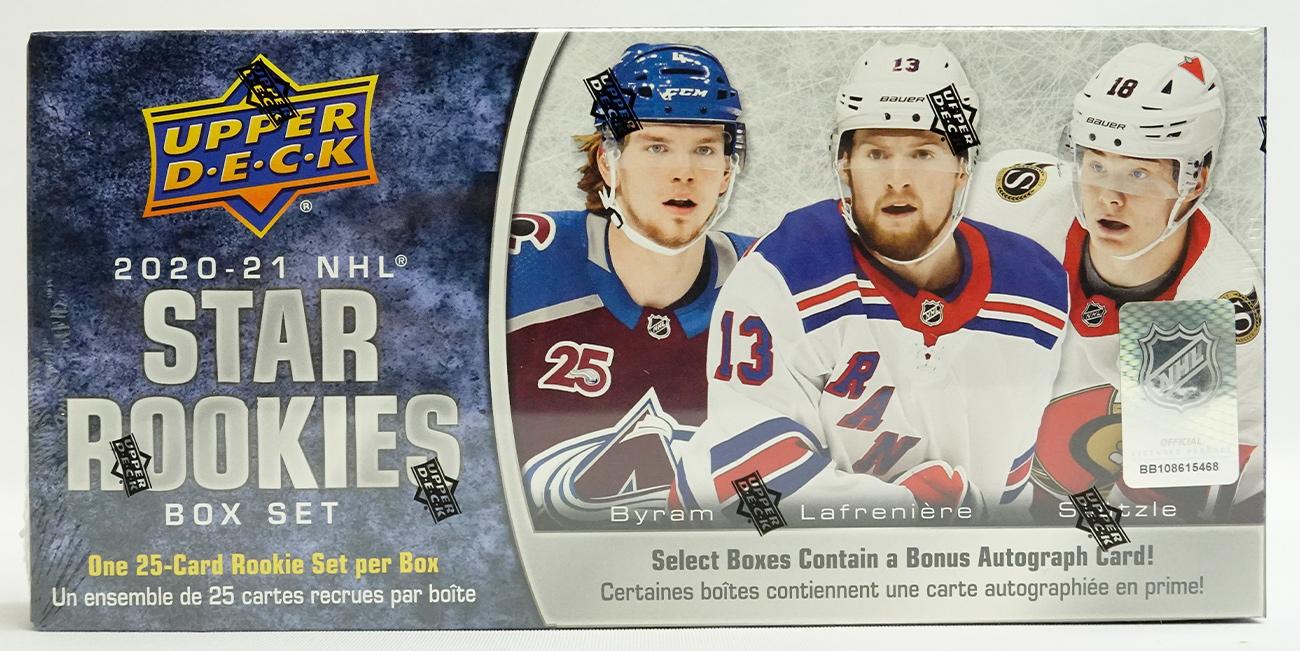 2020‐21 Upper Deck NHL Rookie Box Set - Complete 25 Card Set - Chance for 1  Autograph