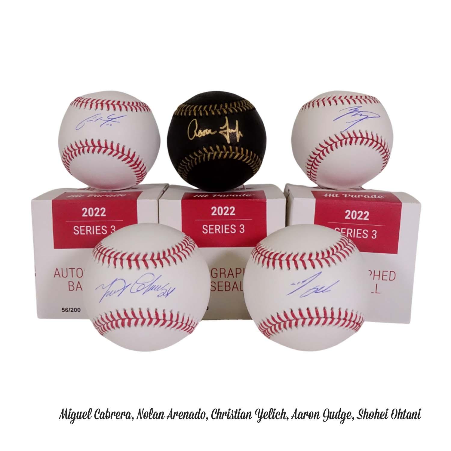 2022 Hit Parade Autographed Baseball Series 3 Hobby Box Aaron Judge