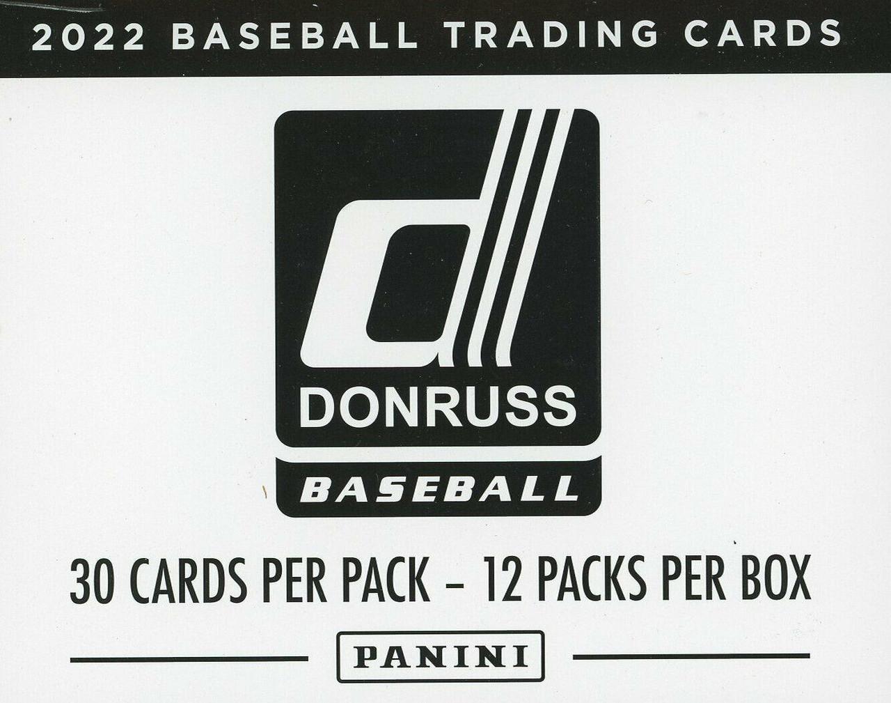 2022 Panini Donruss Baseball Jumbo Value 12Pack Box (Holo Red