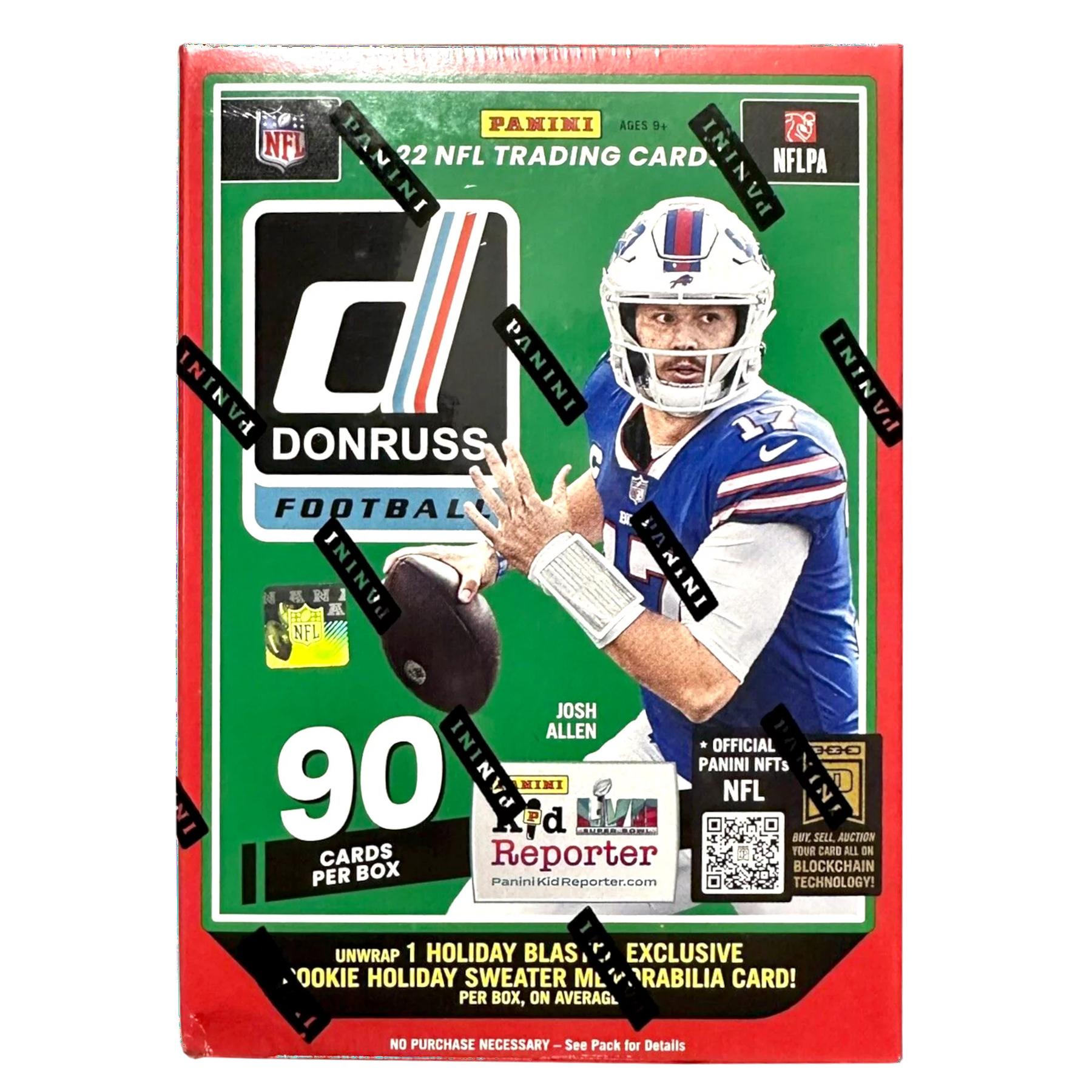 2021 Panini Donruss NFL Football Holiday Blaster Box