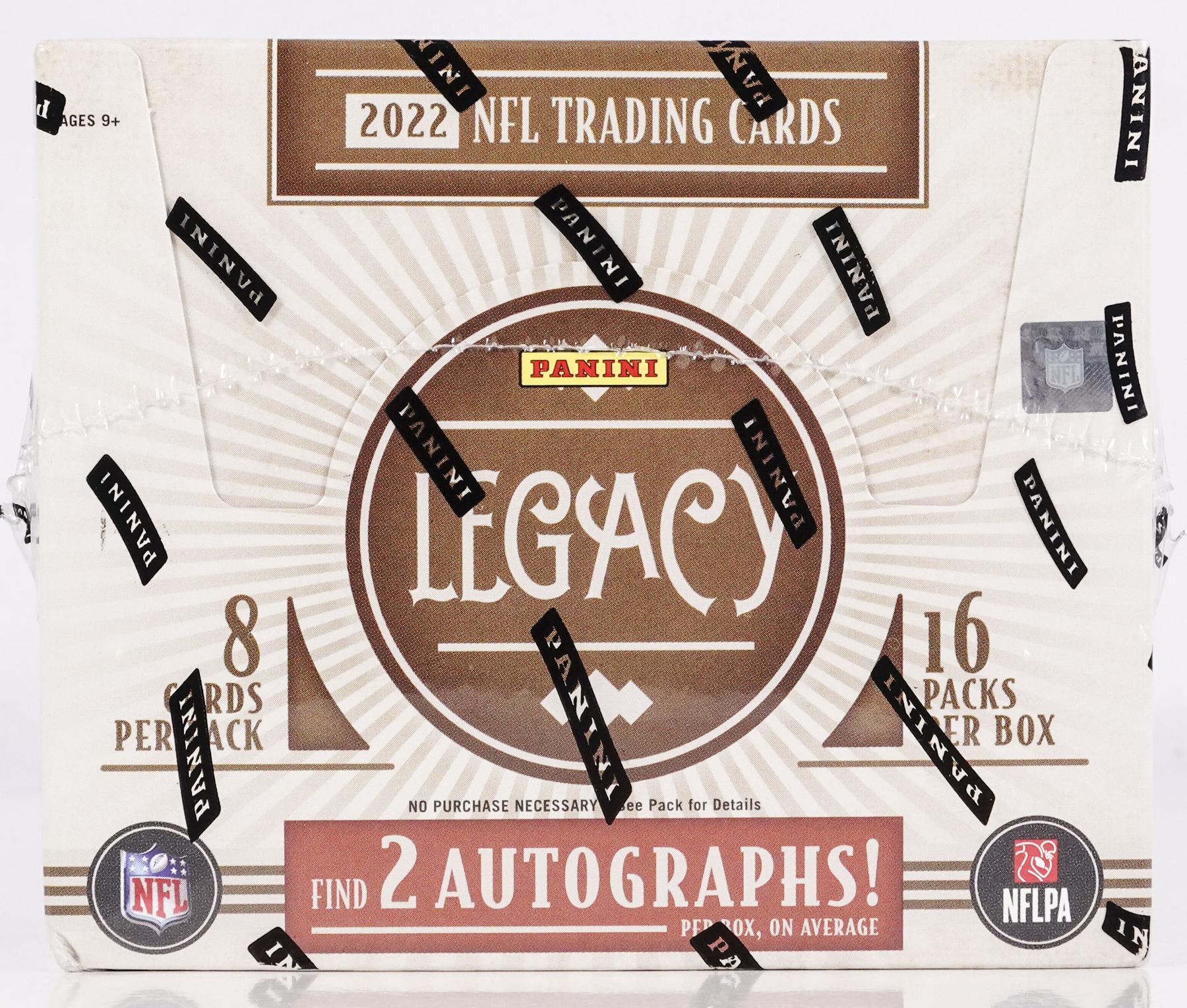 2021 Panini Legacy Football Checklist, Hobby Box Info, Team Set Lists