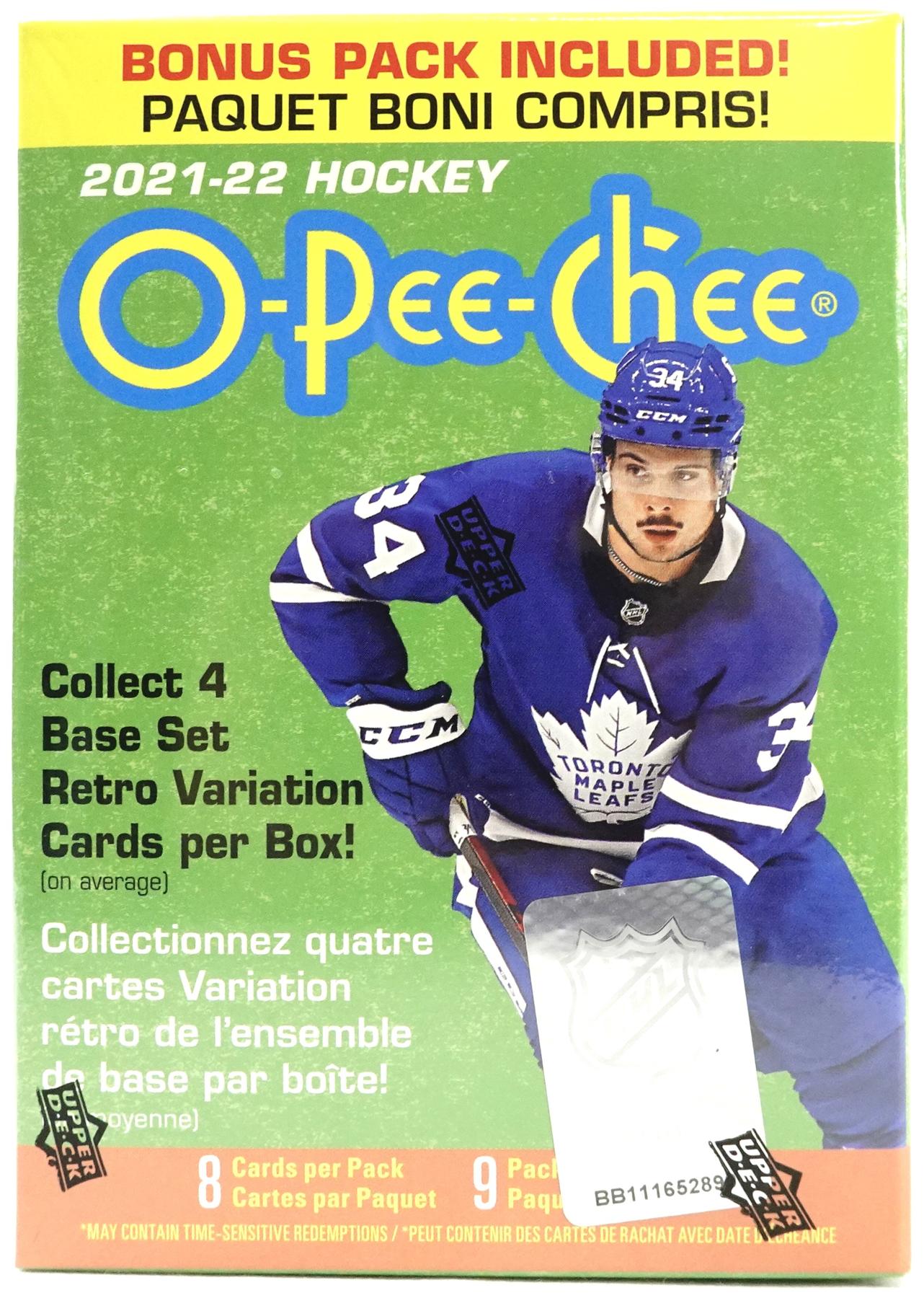 2021-22 O-PEE-CHEE HOCKEY HOBBY BOX - Breakaway Sports Cards