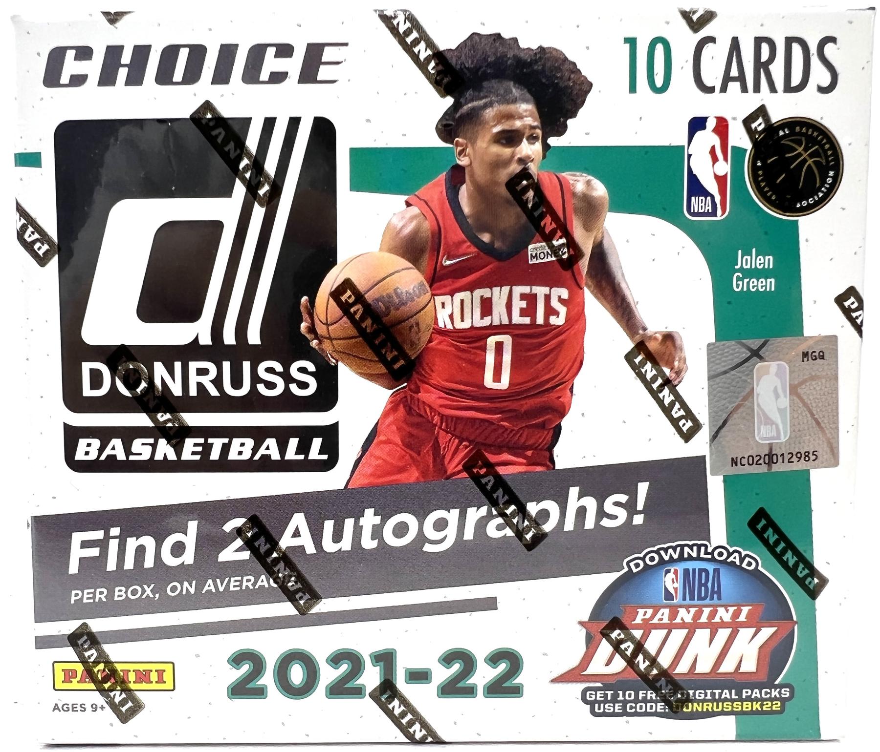 2021/22 Panini Donruss Basketball Choice Box | DA Card World