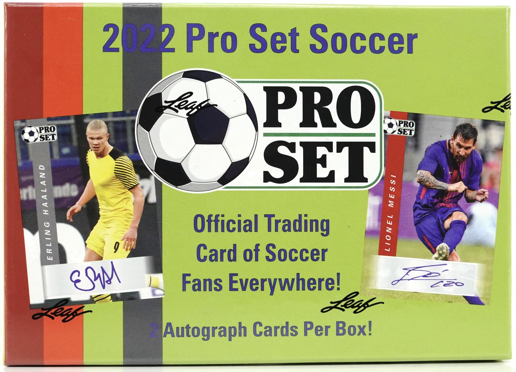 2022 Leaf Pro Set Soccer Hobby Box | DA Card World