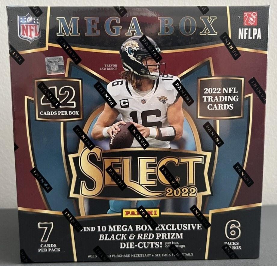 2021 Panini Select Football NFL Blaster Box - 24 Trading Cards - Exclusive  Red & Blue Prizm Die-Cuts