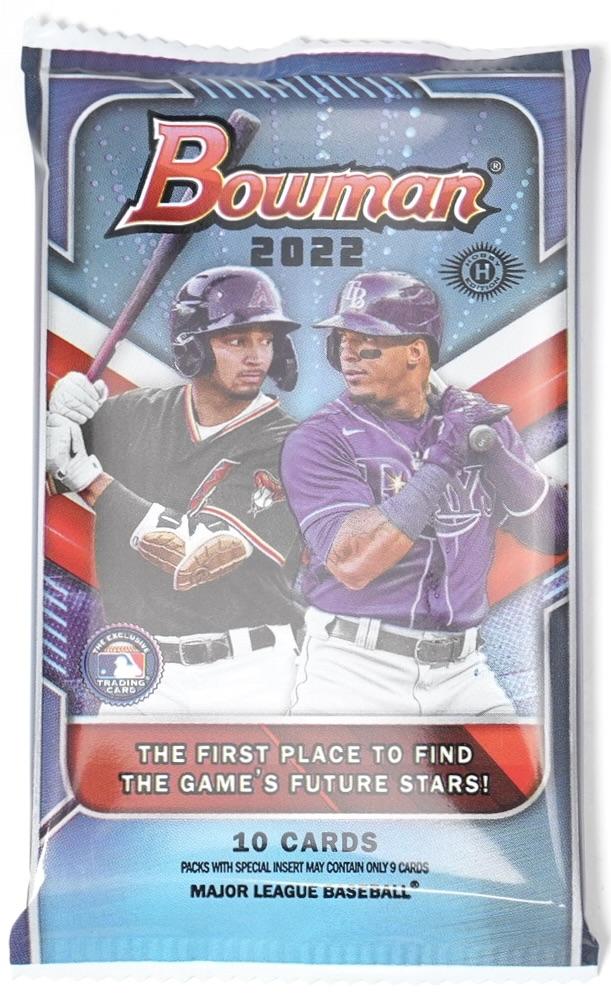 2022 Bowman Baseball Hobby Pack DA Card World