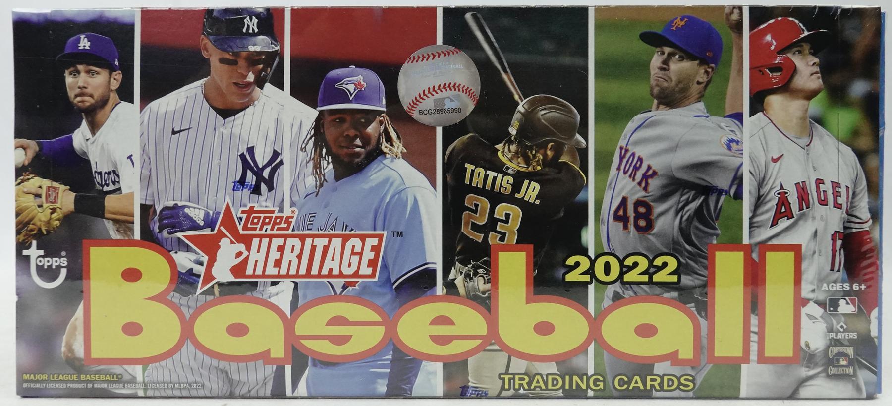 2022 Topps Heritage Baseball Hobby Box DA Card World