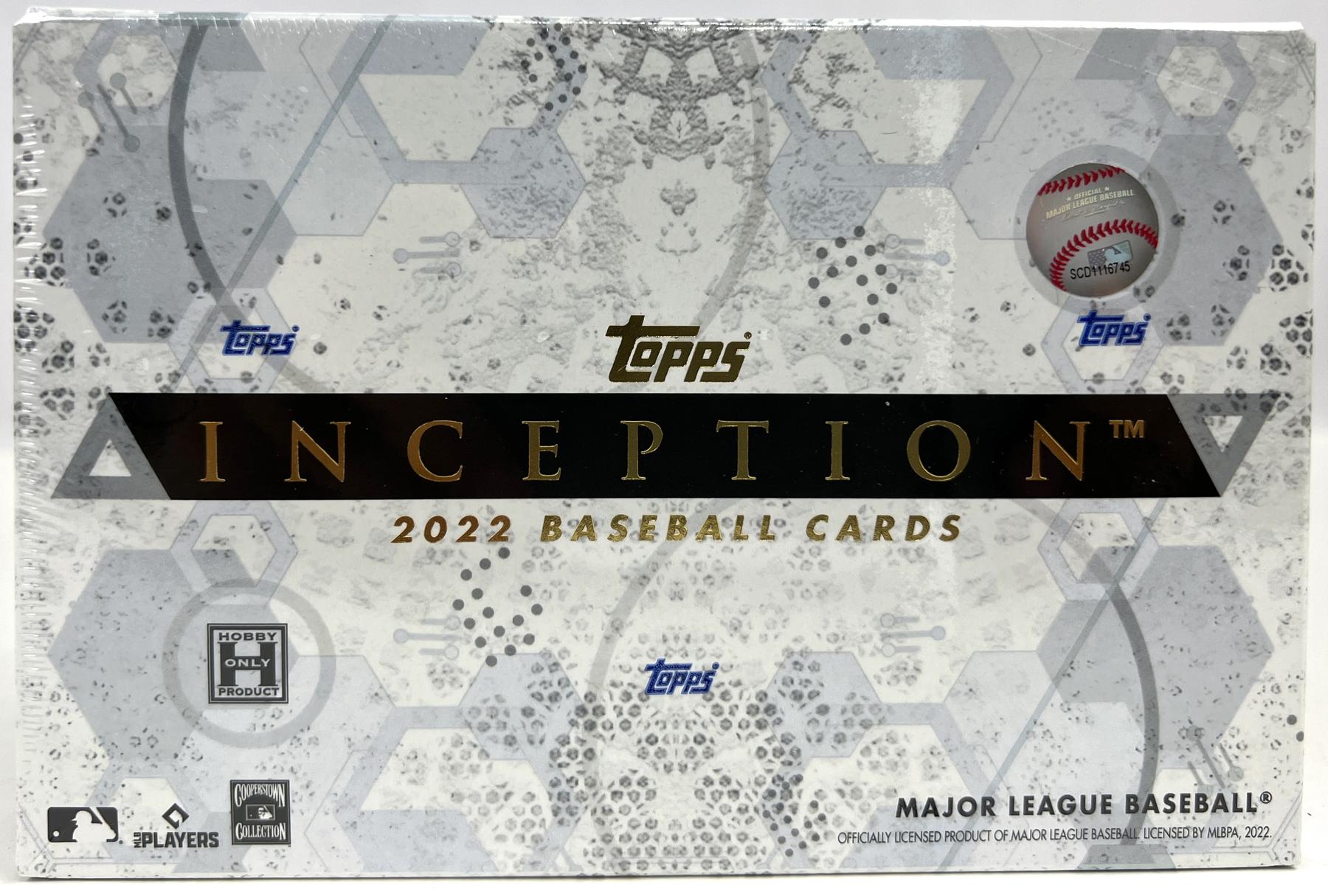 2022 Topps Inception Baseball Hobby Box DA Card World