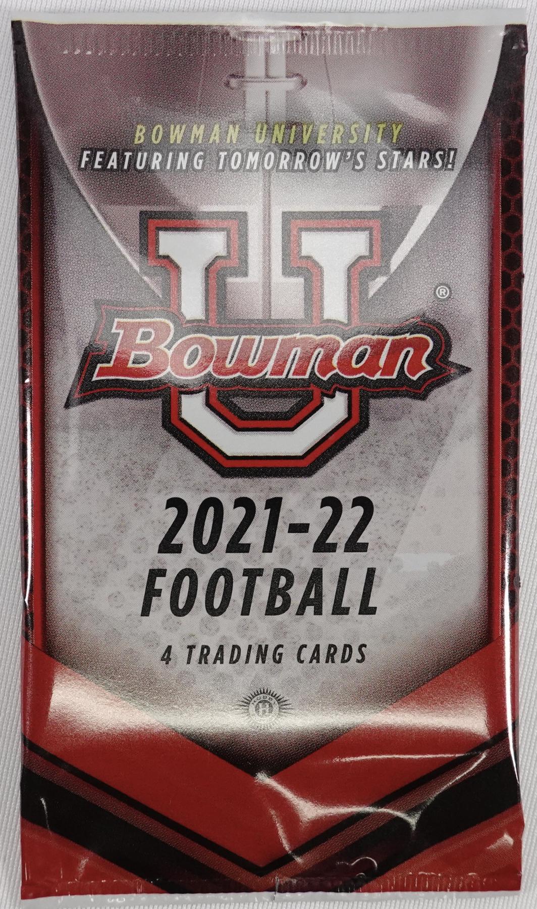 2022 Bowman Chrome University Football Hobby Pack DA Card World