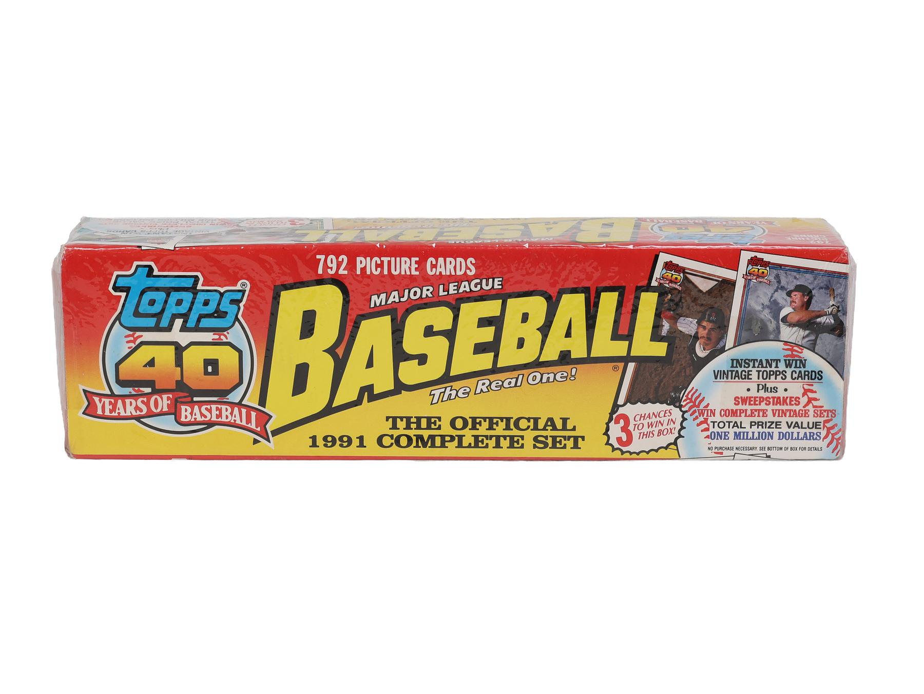 1991 Topps Baseball Factory Set (Christmas Set) | DA Card World