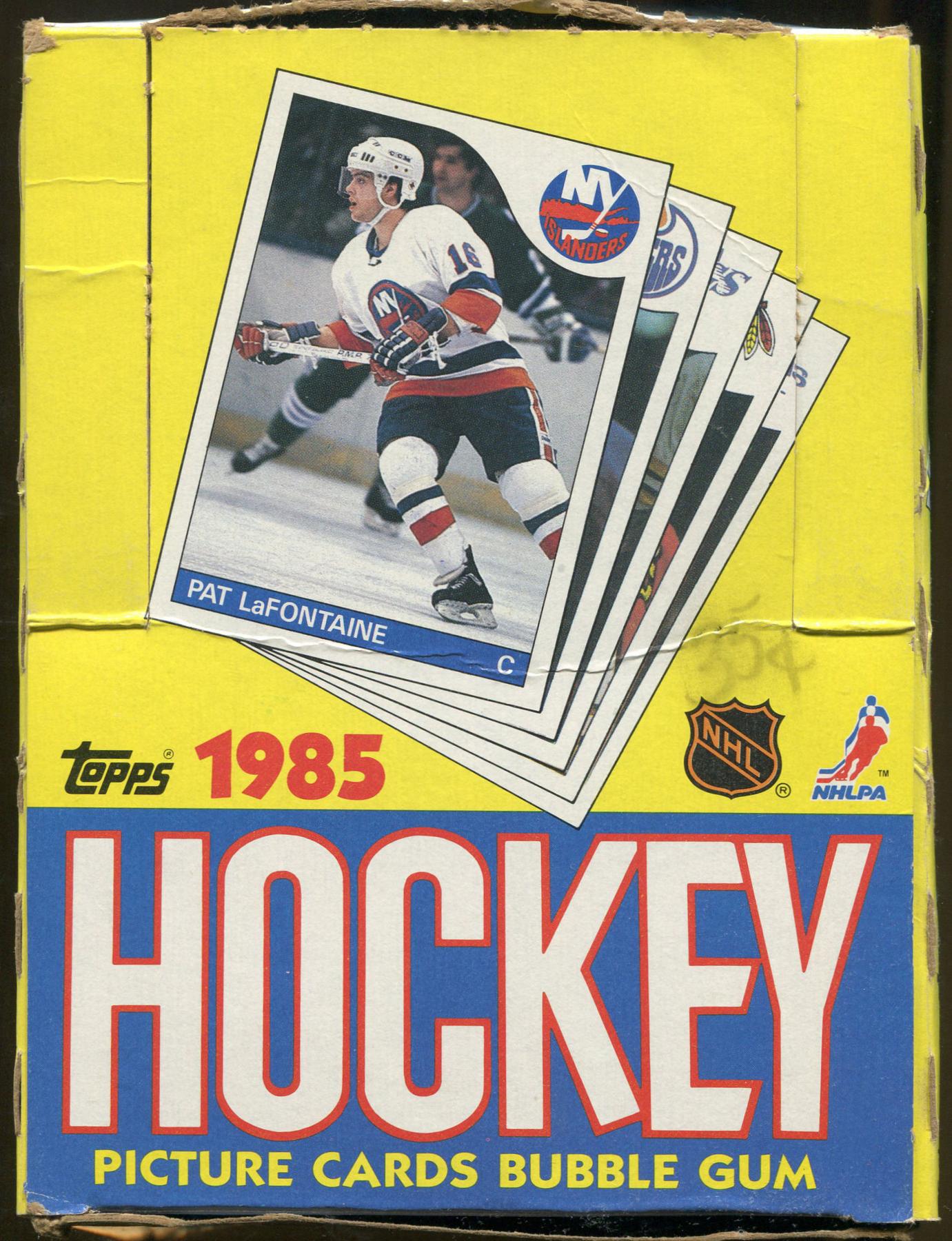 1985/86 Topps Hockey Wax Box (BBCE) | DA Card World