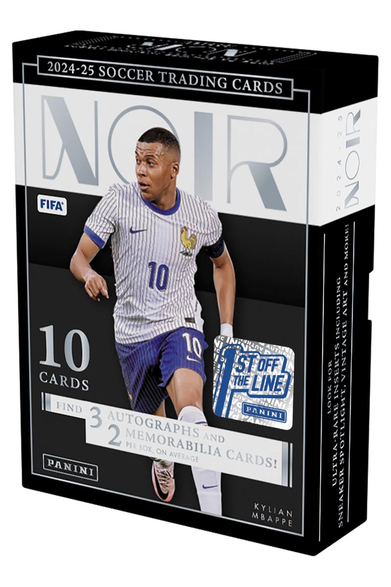 2024/25 Panini Noir Soccer 1st Off The Line FOTL Hobby 3-Box Case