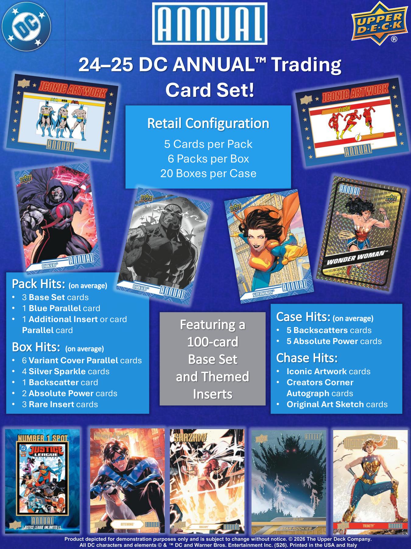 2024/25 Upper Deck DC Annual Blaster Box (Presell) | DA Card World