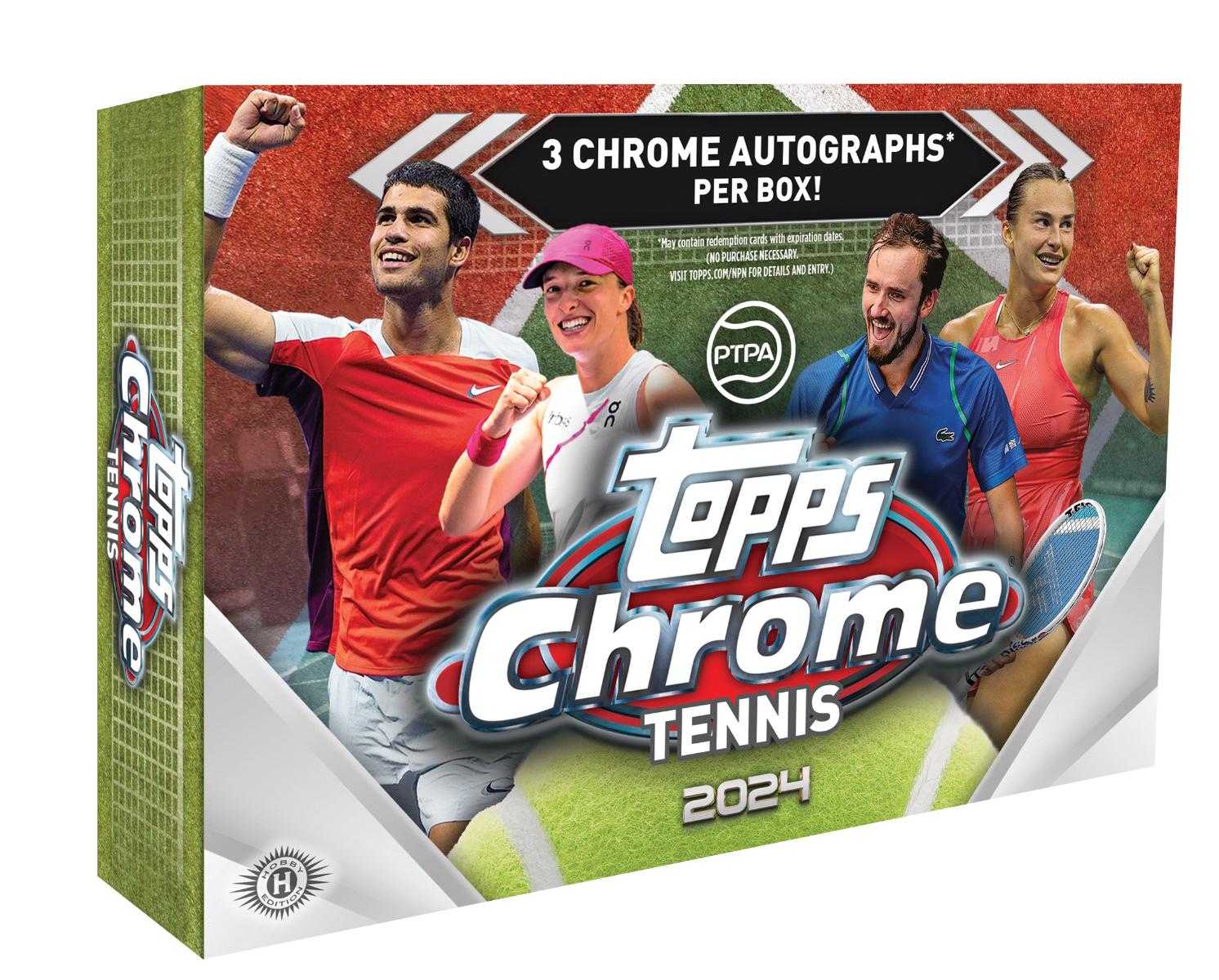 2024 Topps Chrome Tennis Breakers Delight 12Box Case DA Card World