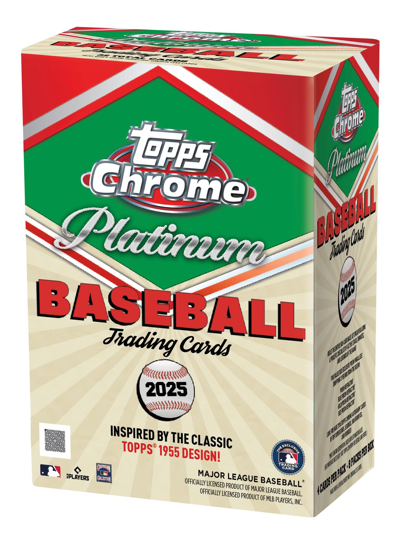 2025 Topps Chrome Platinum '55 Baseball Blaster Box (Presell) | DA
