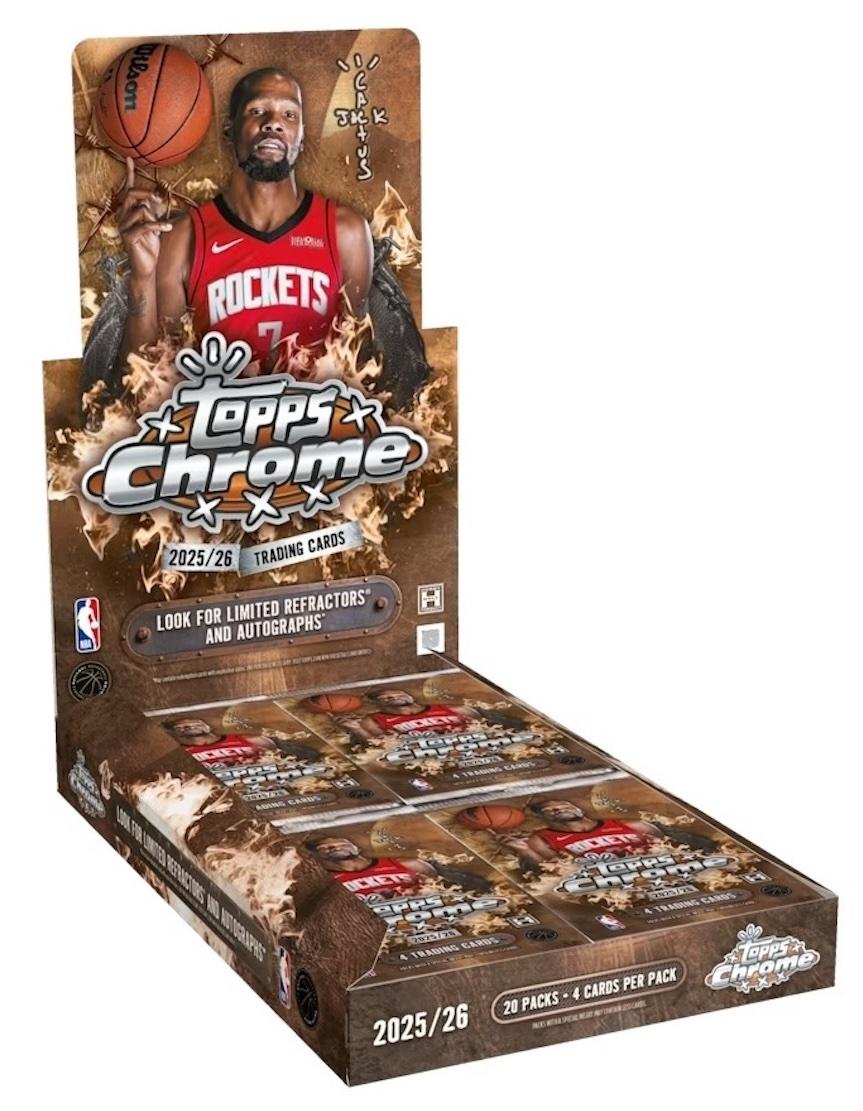 2025/26 Topps Chrome Cactus Jack Basketball Hobby 12-Box Case