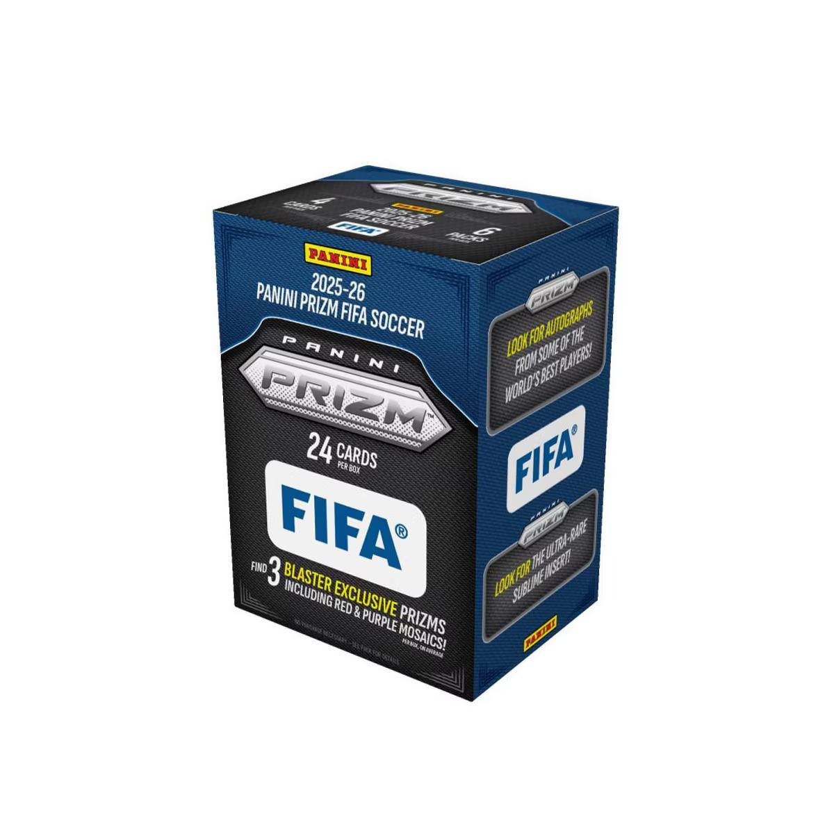 2025/26 Panini Prizm FIFA Soccer Blaster Box (Red & Purple Mosaics