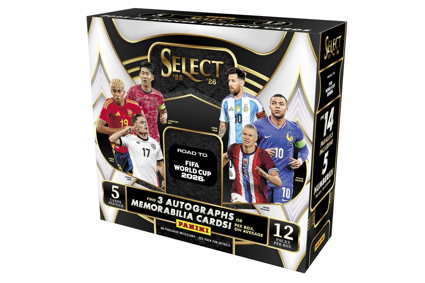 2025/26 Panini Select Road to FIFA World Cup Soccer Hobby Box