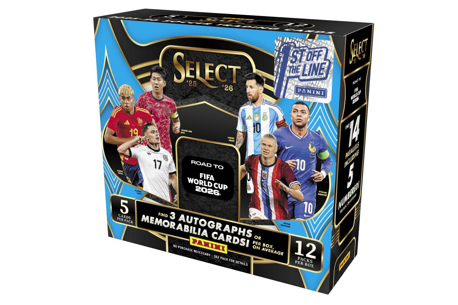 2025/26 Panini Select Road to FIFA World Cup Soccer 1st Off The