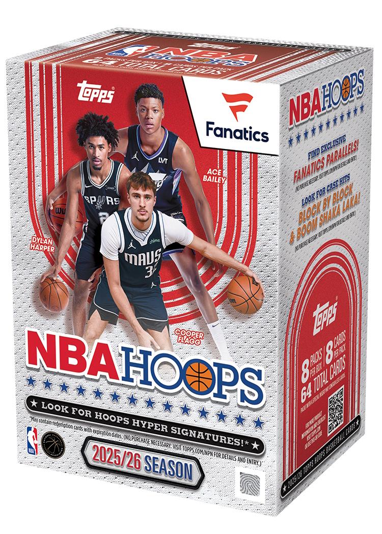 2025/26 Topps Hoops Basketball Fanatics Blaster Box | DA Card World