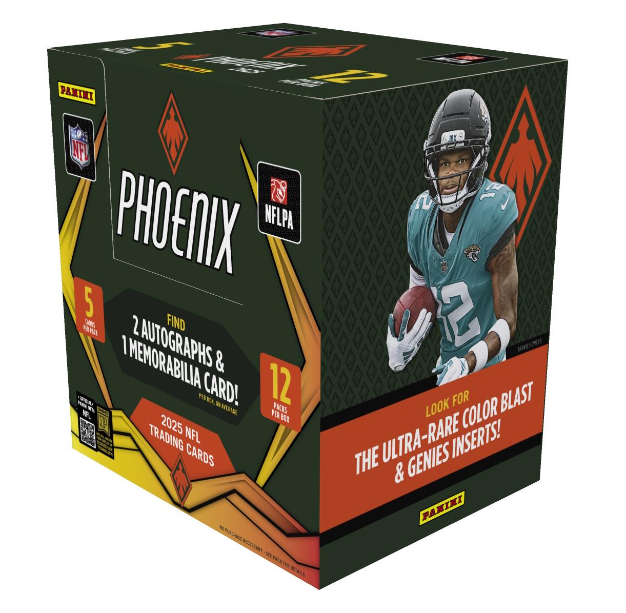 2025 Panini Phoenix Football Hobby 16-Box Case 32-Spot Team Break