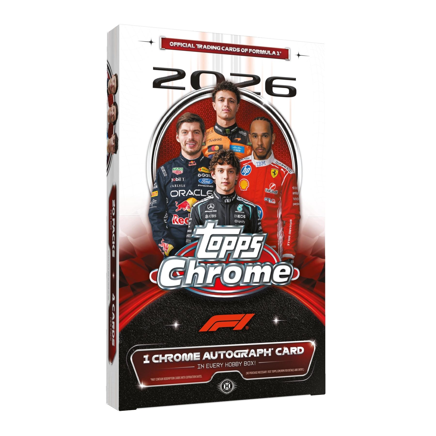 2026 Topps Chrome F1 Formula 1 Hobby Box (Presell) | DA Card World