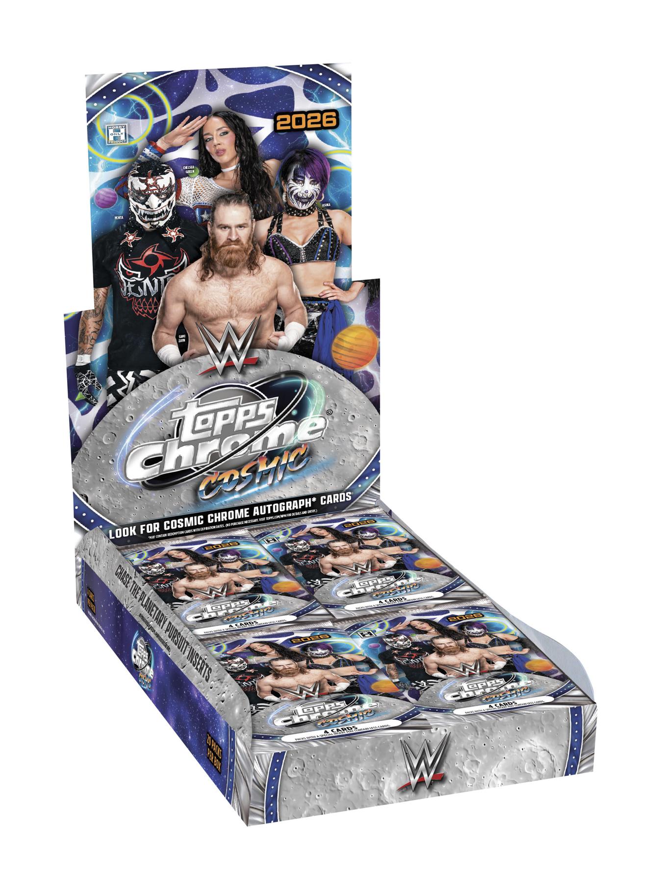 2026 Topps Cosmic Chrome WWE Wrestling Hobby Box (Presell) | DA