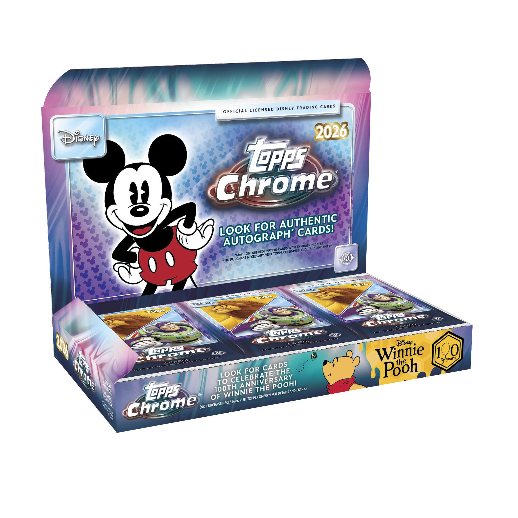 2026 Topps Disney Chrome Hobby 8-Box Case (Presell) | DA Card World