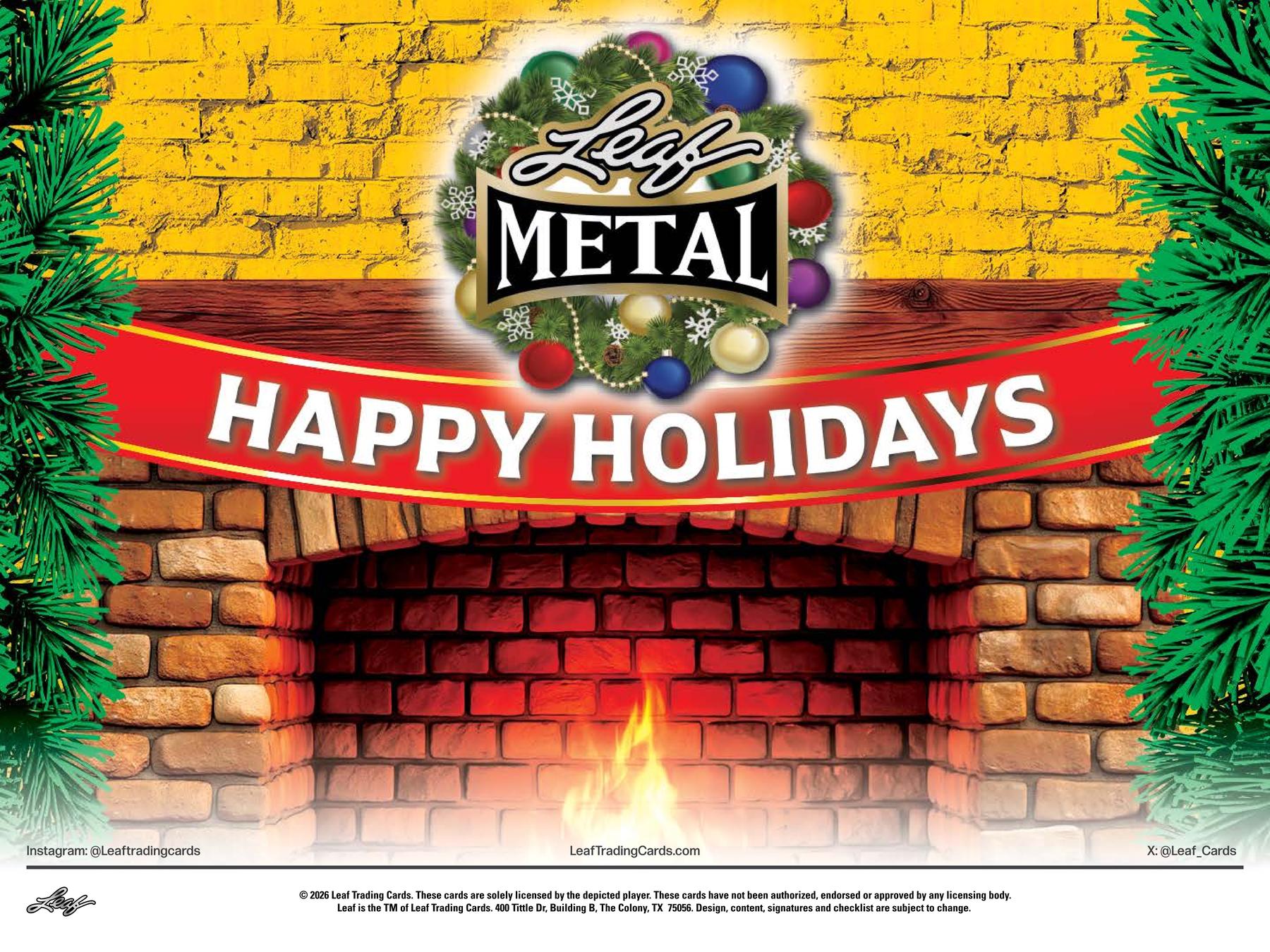 2026 Leaf Metal Happy Holidays Hobby Box (Presell) | DA Card World