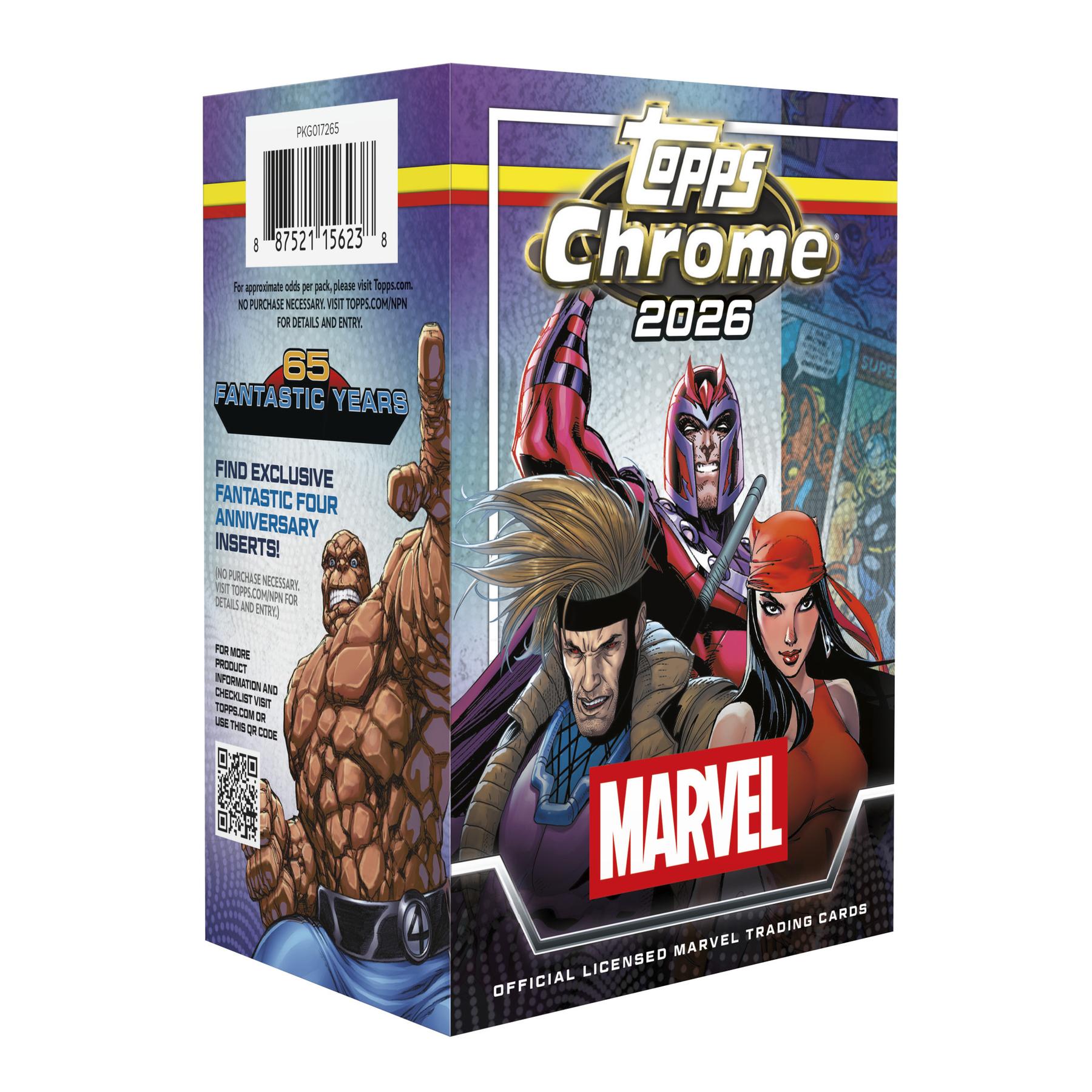 marvel frame 15P 【美品】購入特典あり 2026 Topps Marvel Comics Chrome Blaster 40-Box Case (Presell) | DA