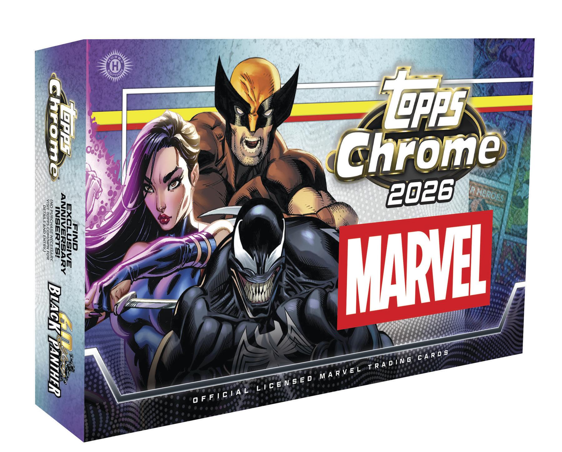 2026 Topps Marvel Comics Chrome Hobby Box (Presell) | DA Card World