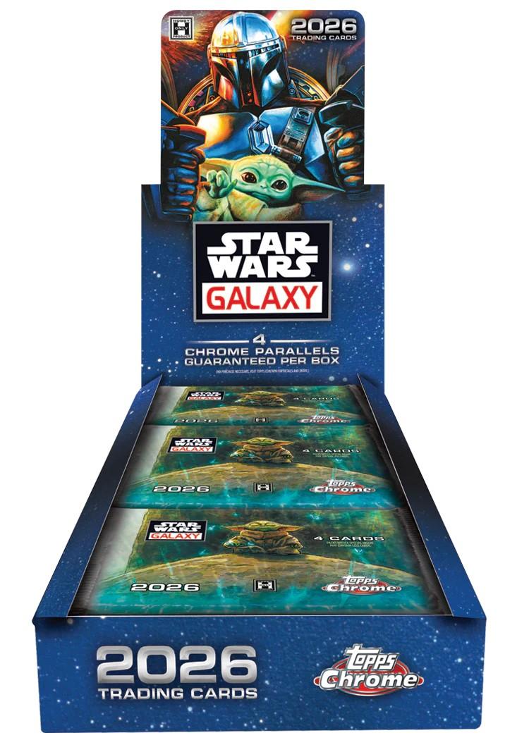 2026 Topps Star Wars Chrome Galaxy Hobby 12-Box Case (Presell
