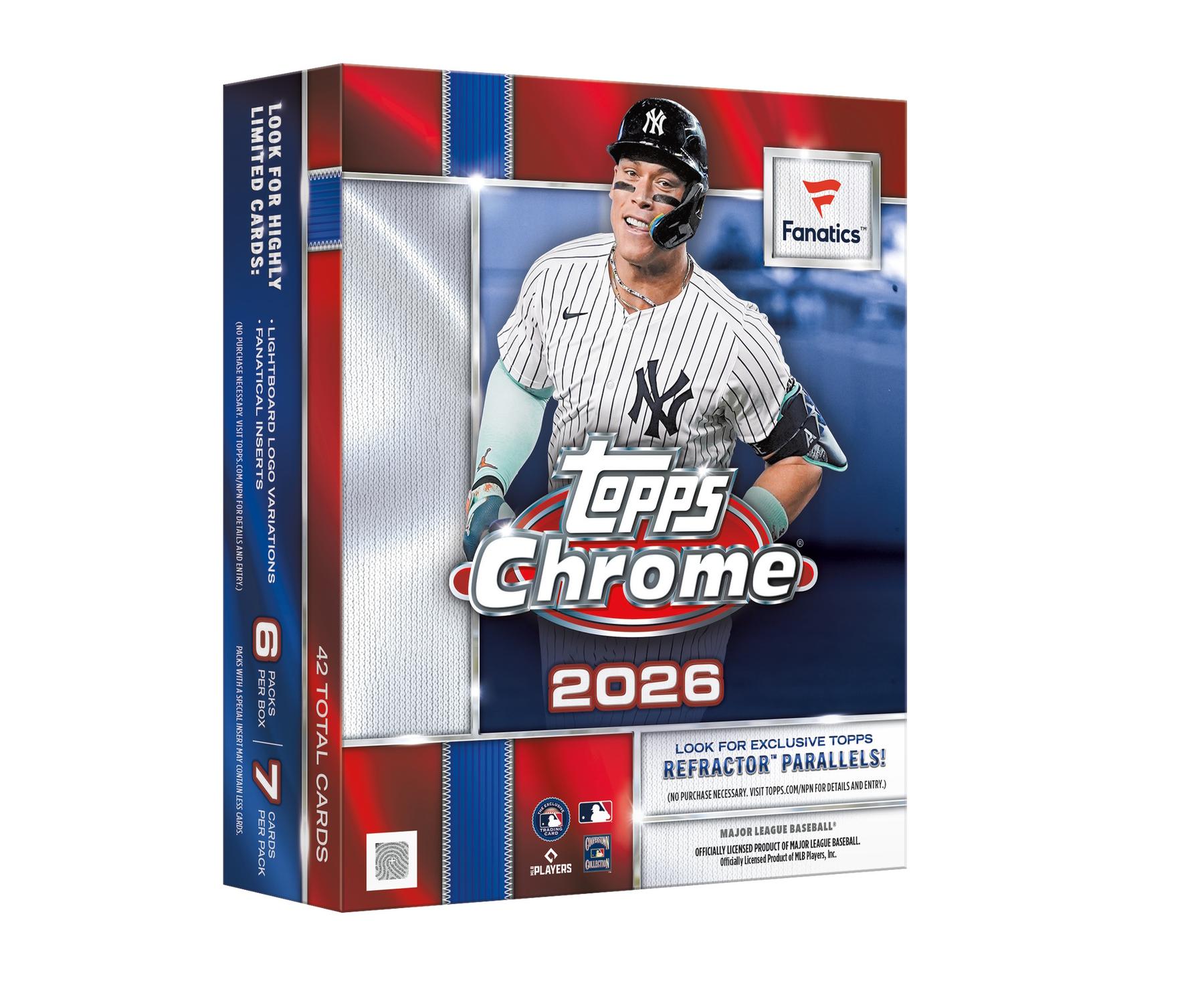 2026 Topps Chrome Baseball Fanatics Mega Box | DA Card World