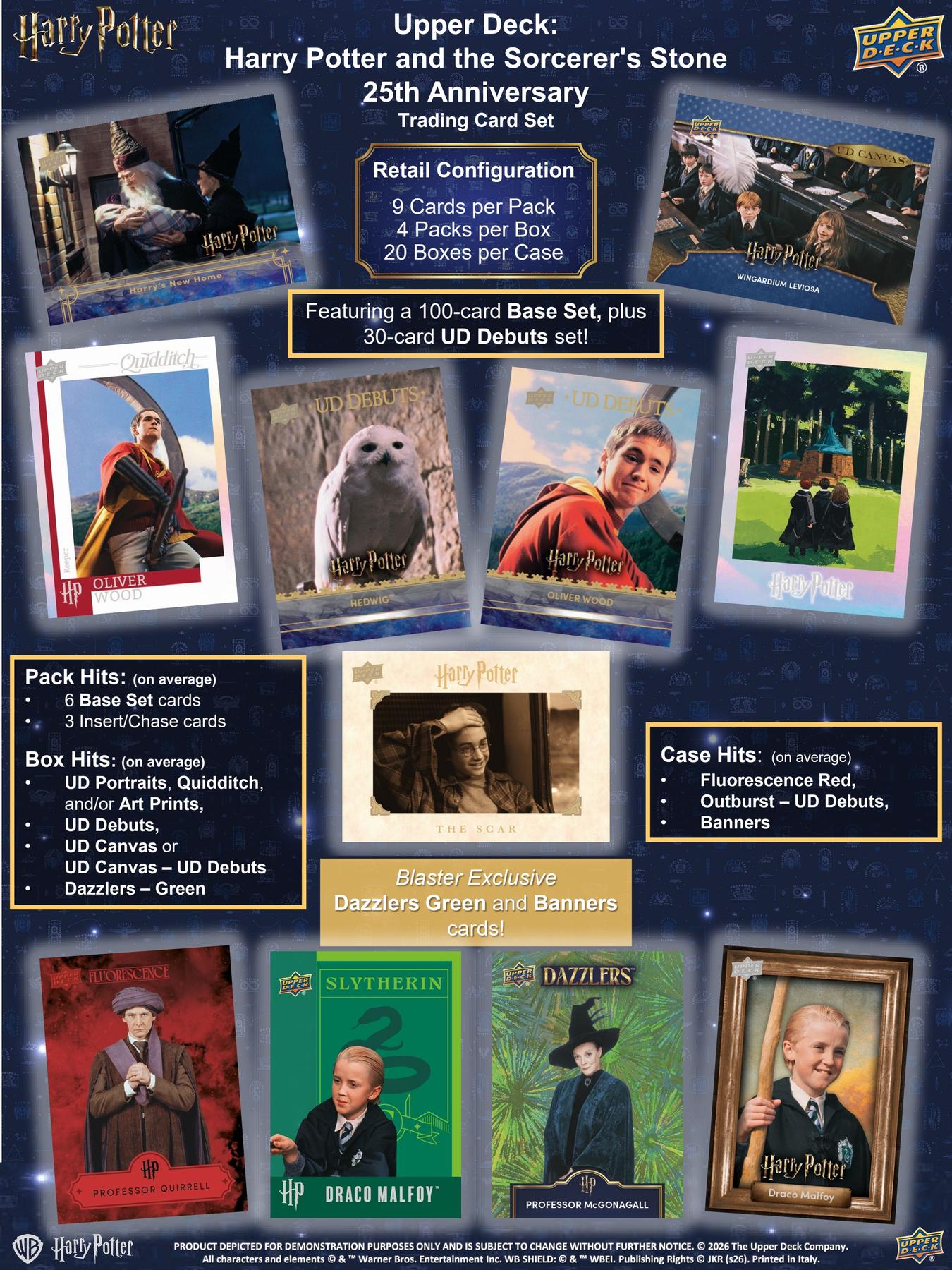 その他 This is a bulk sale of HarryPotter cards 2026 Upper Deck Harry Potter and the Sorcerer's Stone 25th