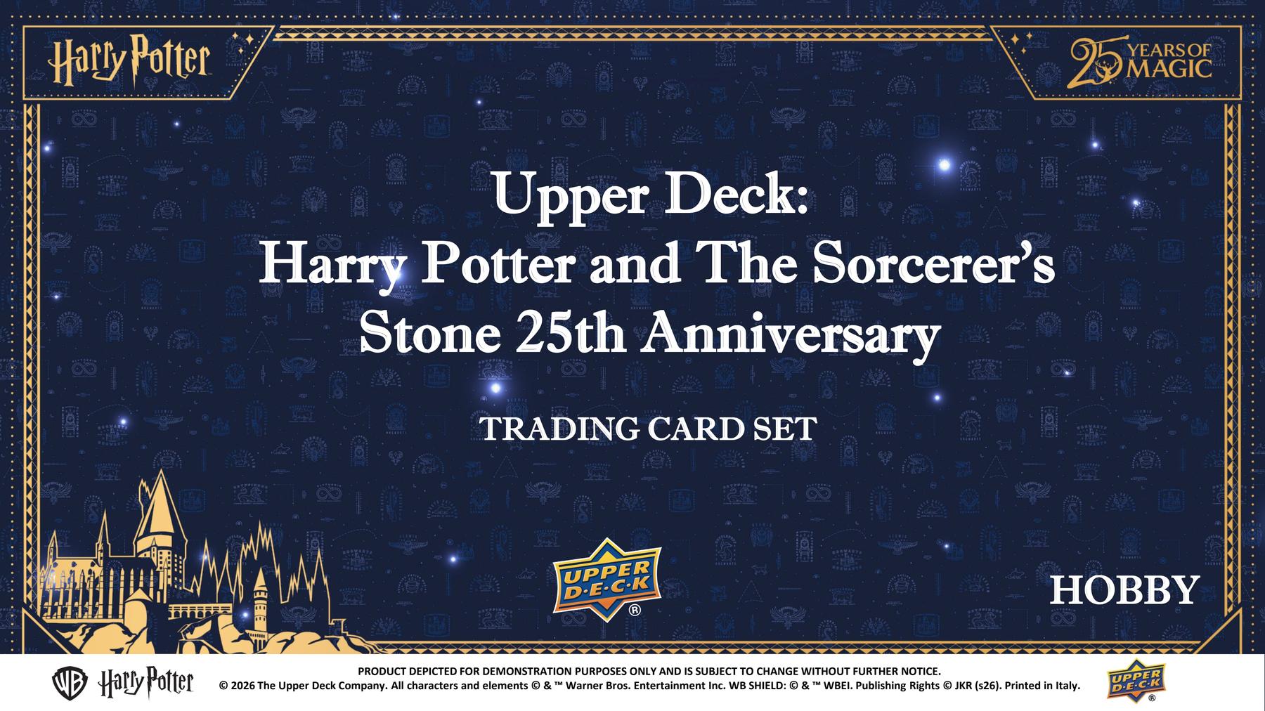 2026 Upper Deck Harry Potter and the Sorcerer's Stone 25th