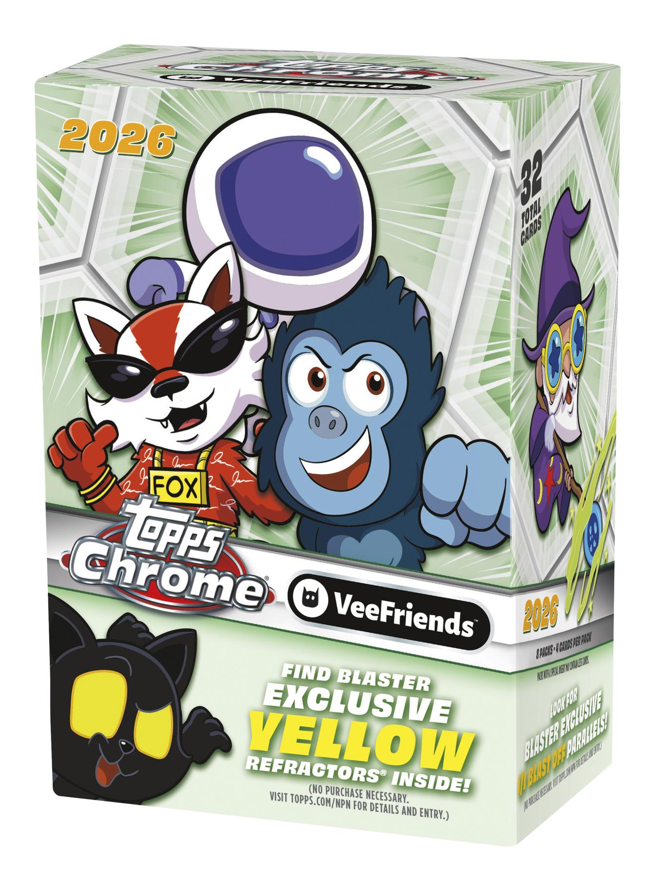 2026 Topps VeeFriends Chrome Blaster 40-Box Case (Presell) | DA