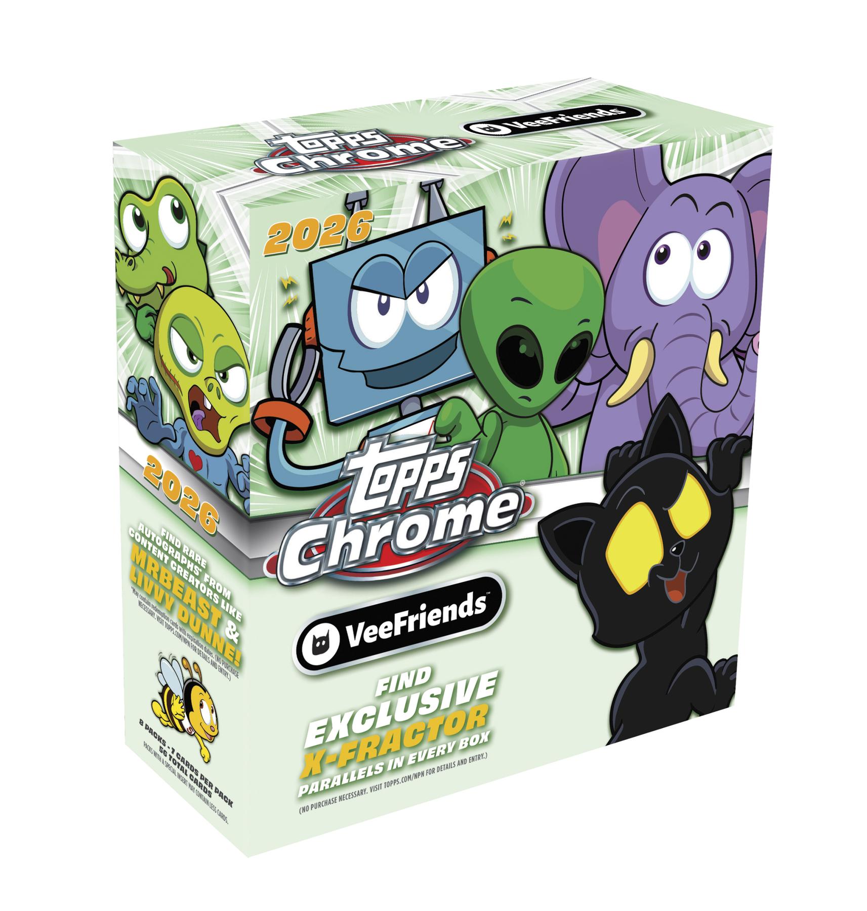 レッツ&ゴー!! WGP Card DA | (Presell) Case 20-Box Mega Chrome VeeFriends Topps 2026 ラミネートカードコレクション 少年漫画