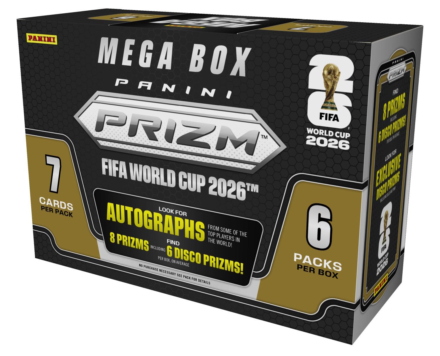 2026 Panini Prizm FIFA World Cup Soccer Mega Hobby 20-Box Case