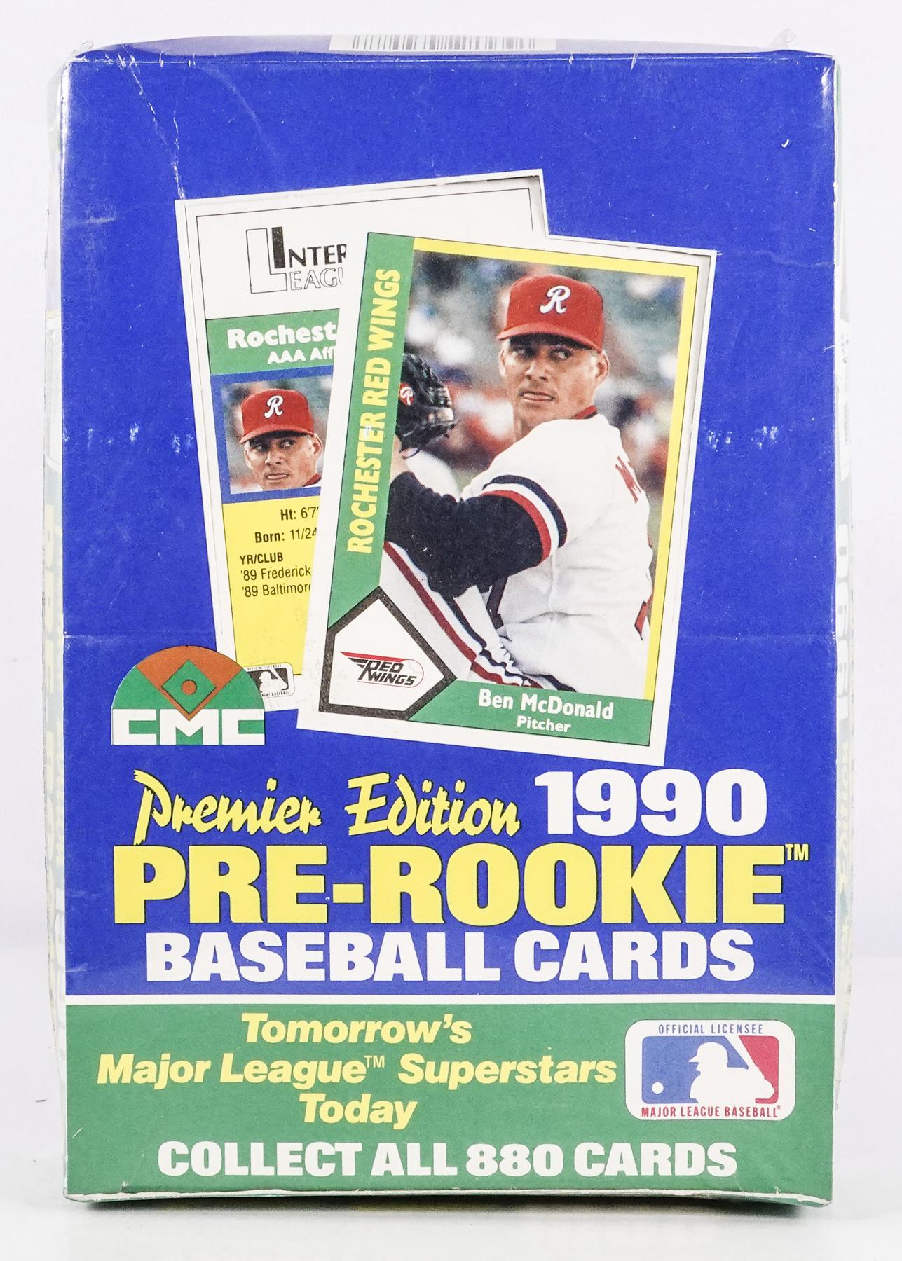 1990 Pre-Rookie (AAA) Premier Edition Baseball Wax Box | DA Card World