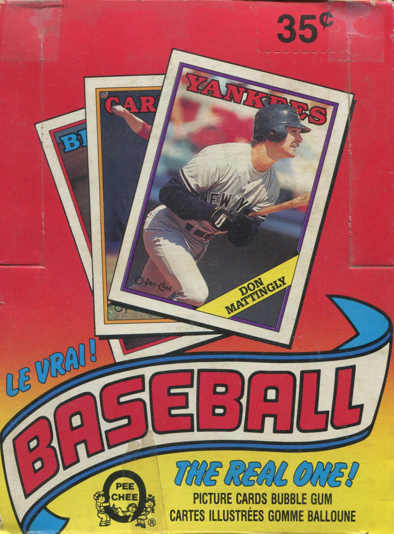 1988 O-Pee-Chee Baseball Wax Box | DA Card World