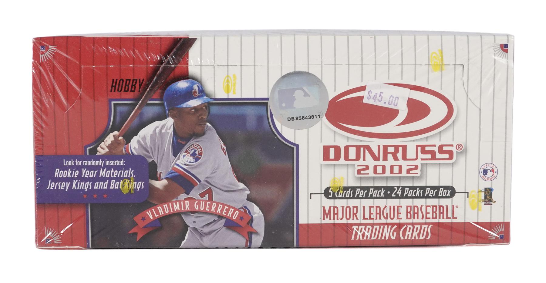 2002 Donruss Baseball Hobby Box | DA Card World