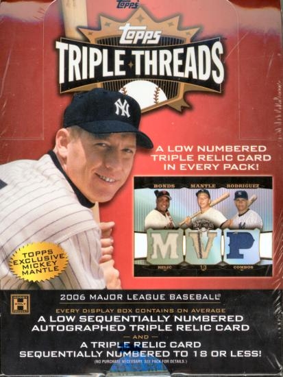 2006 Topps Triple Threads Baseball Hobby Box | DA Card World