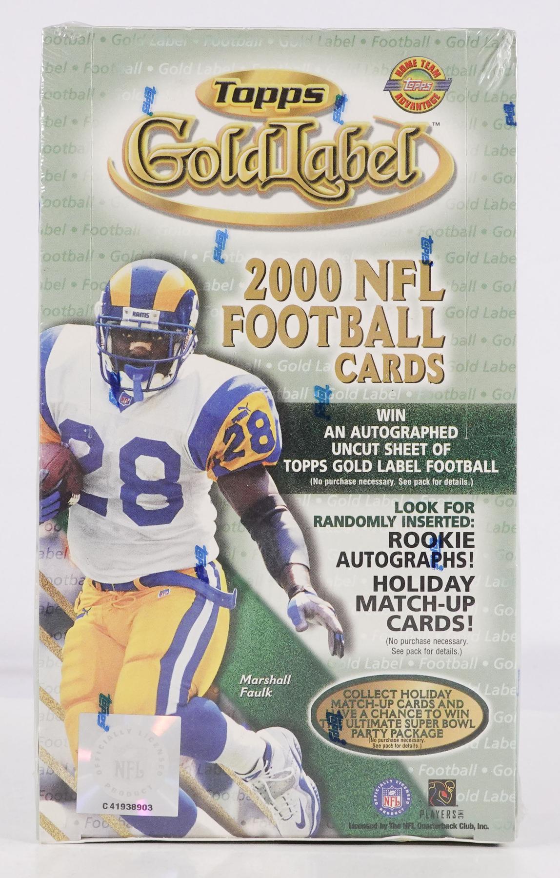 2000 Topps Gold Label Football HTA Box | DA Card World