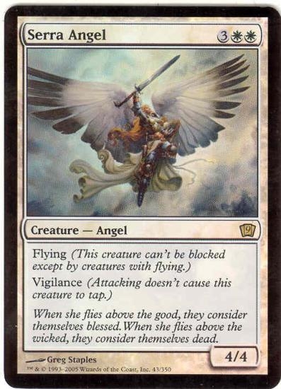 Magic the Gathering 9th Edition Single Serra Angel Foil | DA Card World