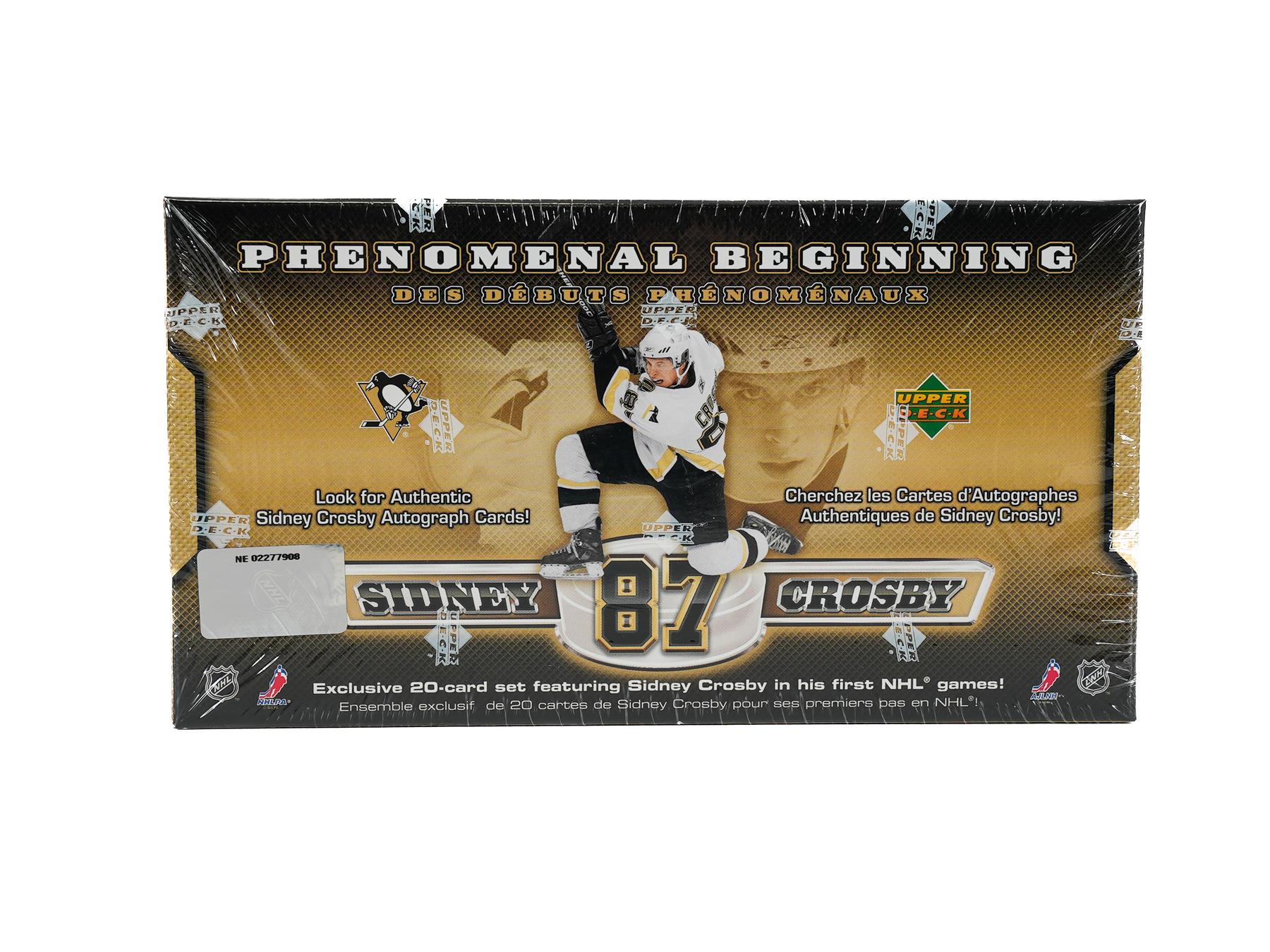 2005/06 Upper Deck Sidney Crosby Phenomenal Beginnings Hockey Set