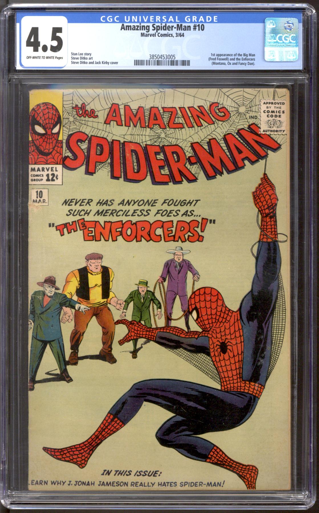 Amazing Spider-Man #10 CGC 4.5 (OW-W) *3850453005* | DA Card World