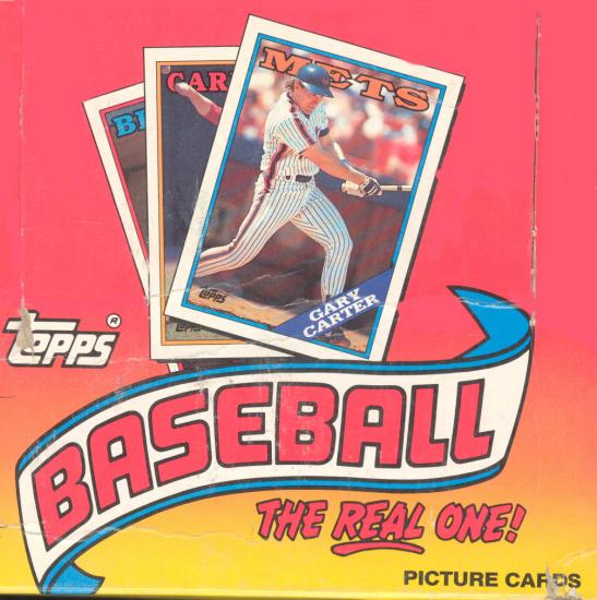 1988 Topps Baseball Jumbo 24 Pack Box | DA Card World