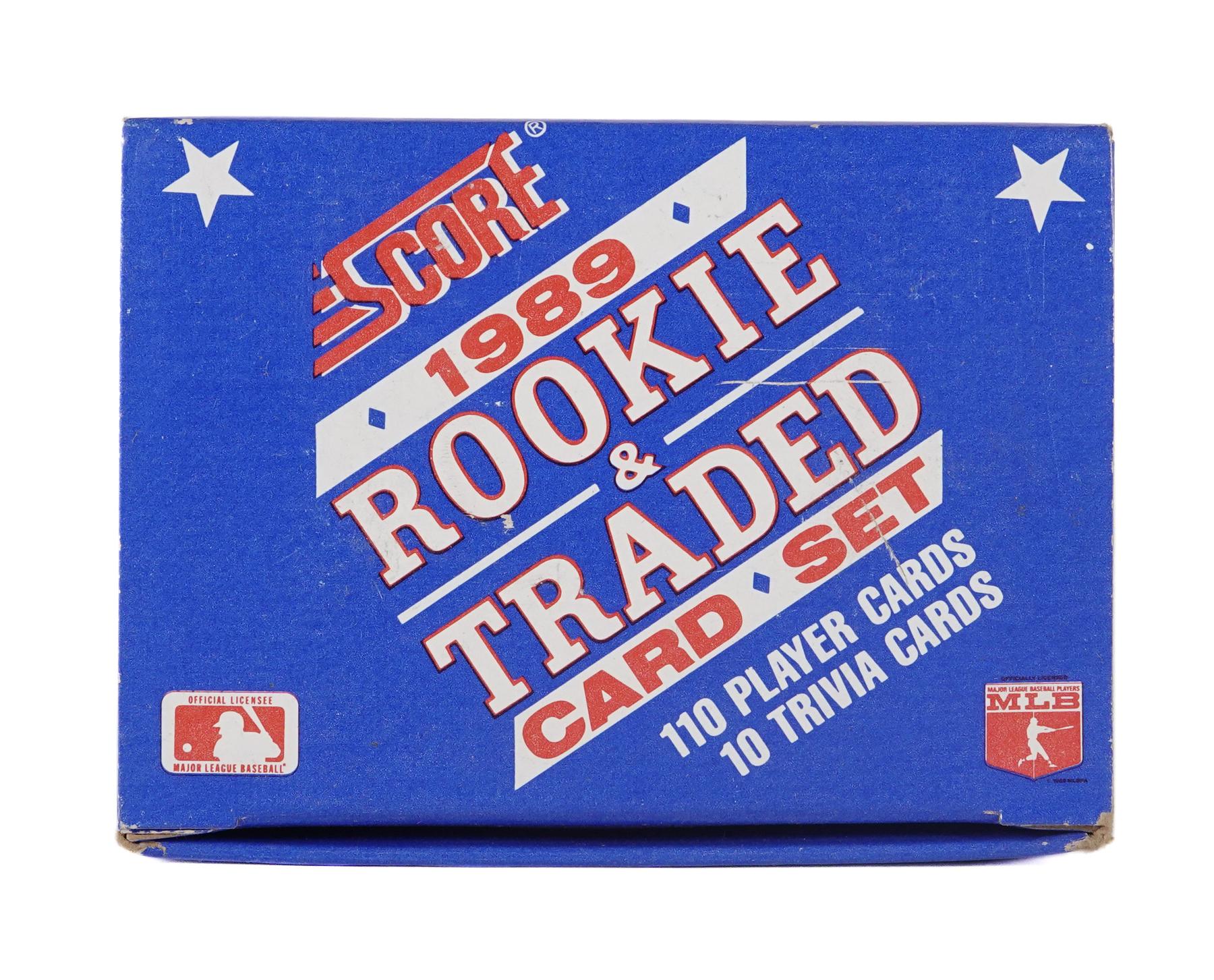 1989 Score Rookie & Traded Baseball Factory Set DA Card World