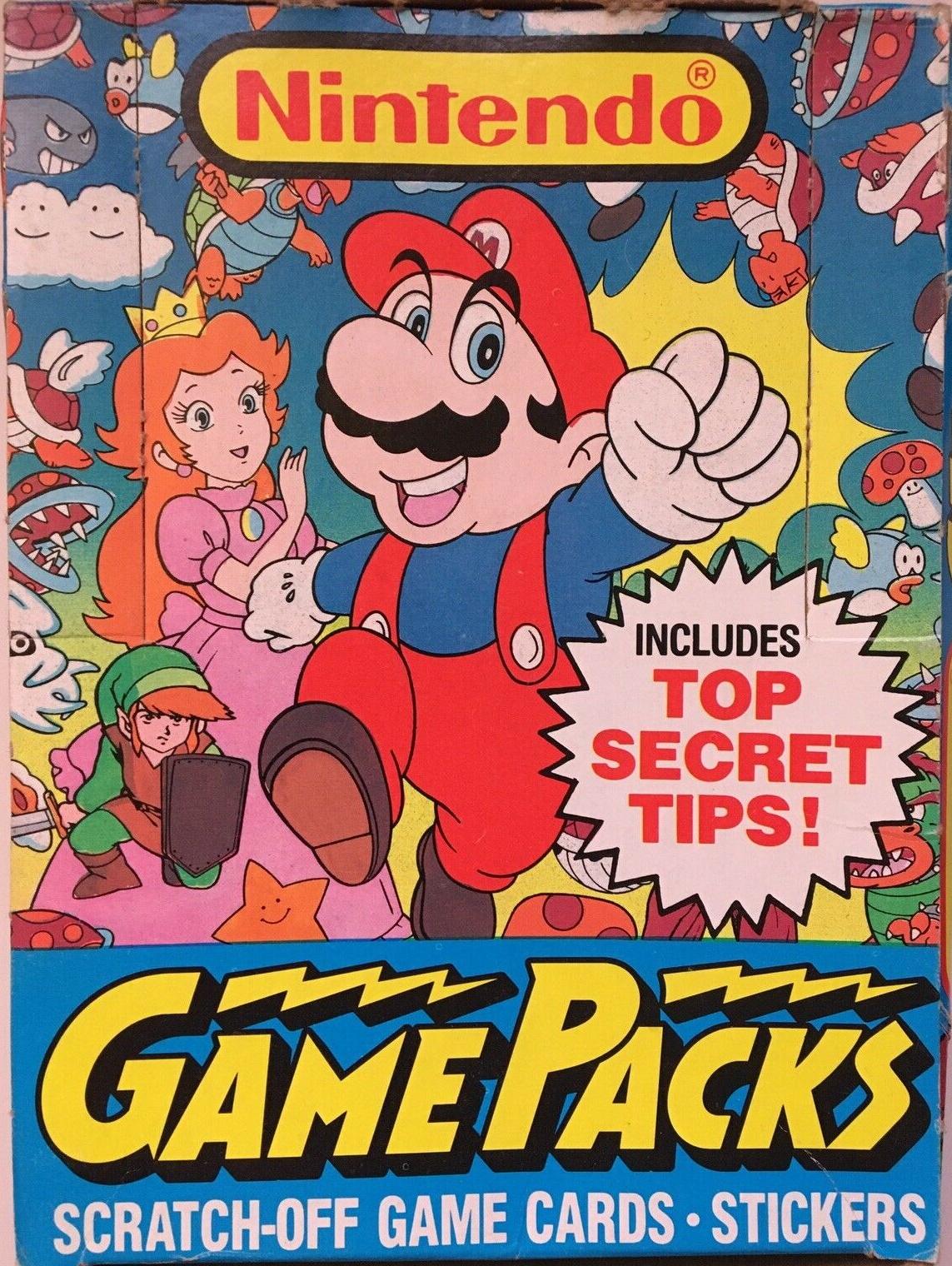 Nintendo Game Packs Wax Box (1989 Topps) | DA Card World