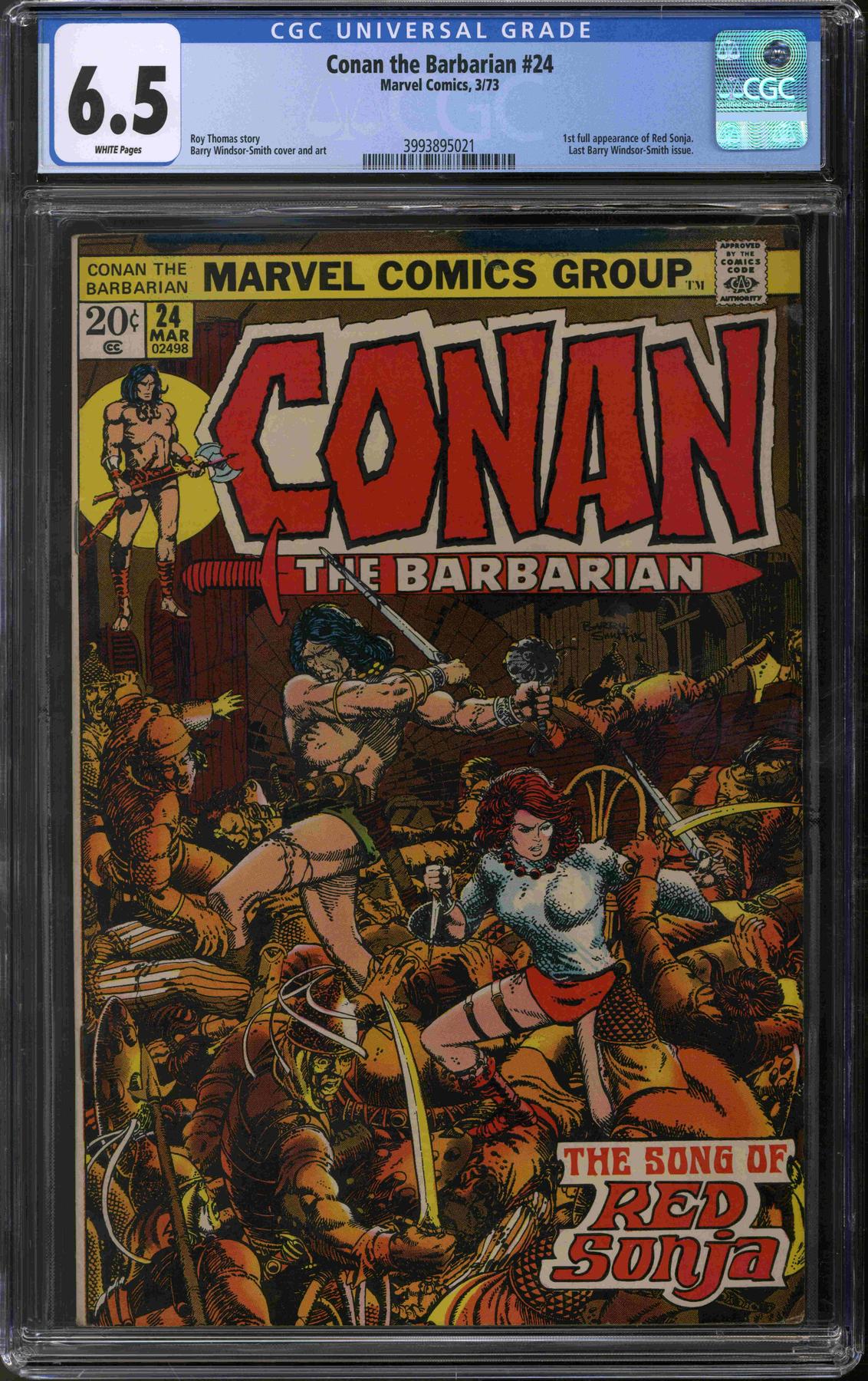 Conan the Barbarian #24 CGC 6.5 (W) *3993895021* | DA Card World